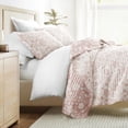 thumbnail image 3 of Lightweight Quilt Set Super Soft Wrinkle Resistant Quilted Coverlet Floral Patterns by Comfort Canopy, 3 of 12