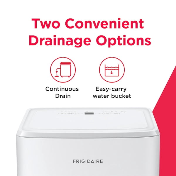 Frigidaire 22 Pint Dehumidifier with Wi-Fi (Energy Star) up to 1,500 Sq Ft, White