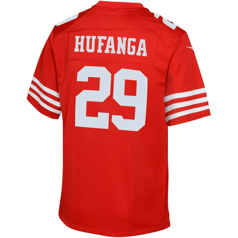 ユニフォーム San Fransisco 49ers NFL Jersey Hufanga Youth Nike Talanoa Hufanga Scarlet San Francisco 49ers Game Jersey