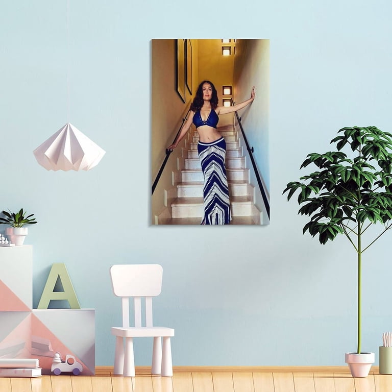 Salma Hayek Hot Girl Sexy Poster (11) Painting On Canvas Wall Art