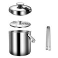 thumbnail image 2 of Outdoor Stainless Steel Ice Bucket For Parties Bars 22.2X14CM Wine And Cocktail Adjustment 1 Set, 2 of 3