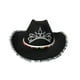 thumbnail image 2 of Sombrero vaquero de tela, ideal para disfraces. Ala ancha. Perfecto para fiestas y carnavales. Negro, 2 of 8