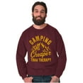 thumbnail image 5 of Camping Is Therapy Outdoors Adventure Sweatshirt for Men or Women Brisco Brands X, 5 of 6