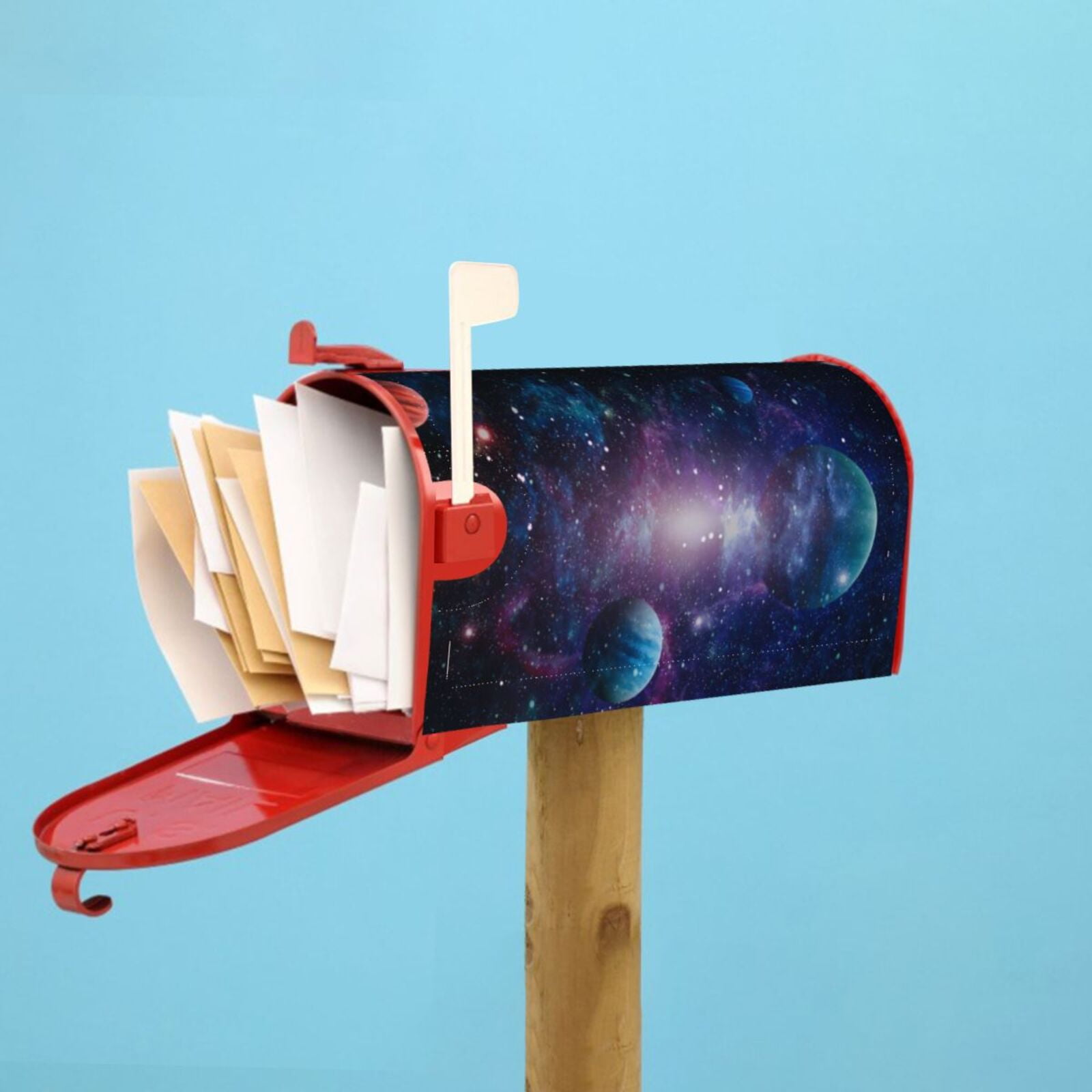 Kdxio Magnetic Mailbox Cover 21x18 in Mailbox Cover Outdoor Decoration Holiday Mailbox Covers for Home Garden Yard-21x18 in
