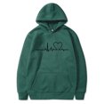 thumbnail image 1 of Sudadera con capucha para mujer, con estampado de Halloween, cuello redondo, manga larga, blusa holgada, blusa de poliéster para hombre, 1 of 6