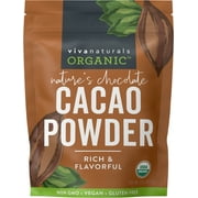 Viva Naturals, Organic Cacao Powder, Natures Chocolate, 1 lb (454g)