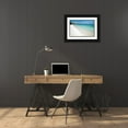 thumbnail image 3 of Malvin, Larry 14x11 Black Ornate Wood Framed with Double Matting Museum Art Print Titled - Winding Bay Beach I, 3 of 4