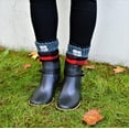 thumbnail image 4 of Pudus Women's Brushed Sock Lumberjack Red Adult Short, 4 of 4