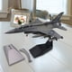 thumbnail image 3 of F16D Fighter a escala 1/72 fundido a presión con 2 soportes de exhibición decoración de escritorio modelo de avión para el hogar, 3 of 9