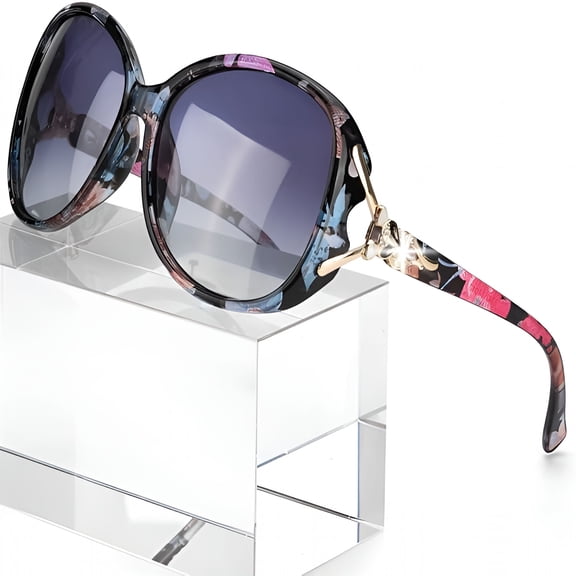 HBMYN Sunglasses for Women Trendy Polarized Sunglasses Oversized Big Sun Glasses Ladies Shades UV Protection