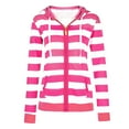 thumbnail image 2 of Gerichy Long Sleeve Shirts for Women Women Ladies Zipper Tops Hoodie Hooded Sweatshirt Coat Jacket Casual Slim Jumper, 2 of 4