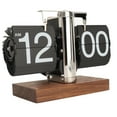 thumbnail image 1 of Horloge de Bureau Rétro à Rabat, Horloge de Table à Rabat Automatique, Affichage Numérique Mécanique Classique Alimenté par Batterie, Horloge Rétro à Rabat Numérique Moderne de 12 Heures, 1 of 8
