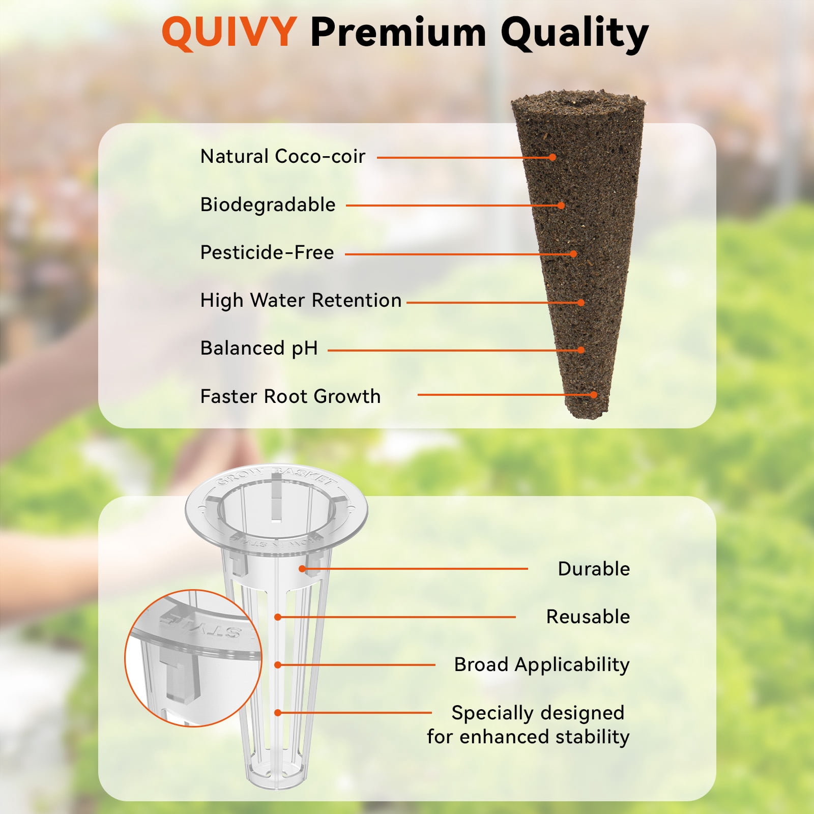 QUIVY Lettuce Seed Pod Kit for AeroGarden, Ahopegarden, iDOO Indoor Hydroponics, Includes 400+ Lettuce Seeds,16 pods