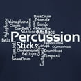 thumbnail image 3 of CafePress - Percussion T Shirt - Women's Traditional Fit Dark T-Shirt, 3 of 4