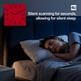 thumbnail image 4 of Pure Red Wooden Wall Clock Silent Non Ticking, Simple Solid Color Square Wall Clocks Battery Operated, Decor Clock for Home Office, Living Room, Kitchen, 12 Inch, 4 of 9