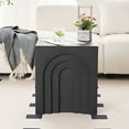 thumbnail image 3 of Kevinplus 15.74'' Square Side Table. Small Coffee Table for Living Room Bedroom,Black, 3 of 9