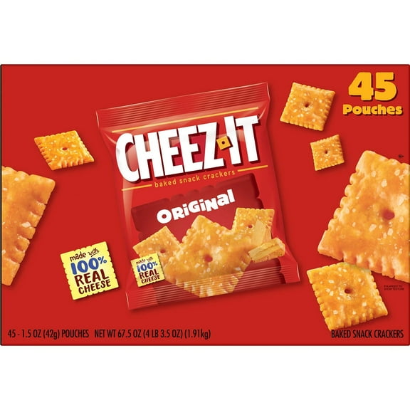 Branded Cheez-It Original Snack Packs (1.5 oz., 45 ct.) Pack of 1