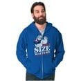 thumbnail image 5 of Size Matters Popeye The Sailor Man Zip Hoodie Sweatshirt Men Brisco Brands M, 5 of 6