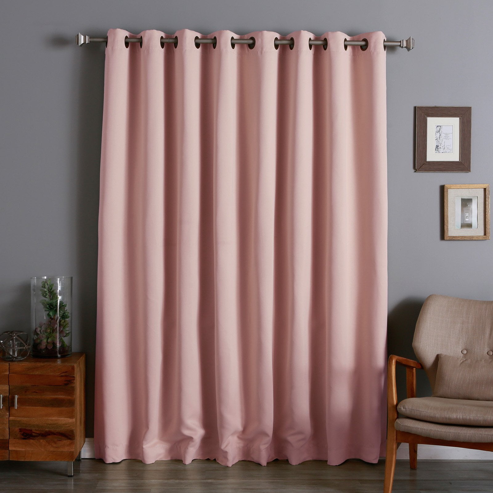 Best Home Fashion Wide Thermal Grommet Blackout Curtain - Walmart.com