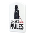 thumbnail image 2 of Star Wars Darth Vader I Make the Rules Metal Sign for Man Cave, Teen Room, or Movie Room, 2 of 4