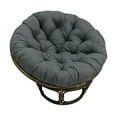 thumbnail image 1 of 44-inch Solid Micro Suede Papasan Cushion (Fits 42-inch Papasan Frame) - Grey, 1 of 5