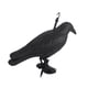 thumbnail image 1 of Espantapájaros de plástico falso Cuervo negro con plumas Cuervo repelente de pájaros para jardín al aire libre, 1 of 10
