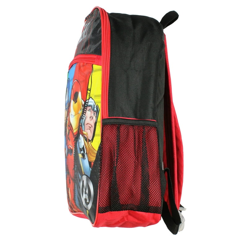 Marvel Avengers Backpack Iron Man Thor Hulk Captain America Travel School 16