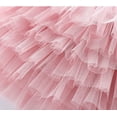 thumbnail image 7 of Youmylove Little Girls Tutu Skirts Solid Color Tiered Skirt Party Skirt Layered Skirt Holiday Toddler Girl Ballet Tutu Skirt 5-6 Years, 7 of 7