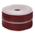 thumbnail image 1 of Unique Bargains 2 Pack Fil de Nylon Torsadé Cordon de Perles 3mm 7M/23 Pieds Fil de Nylon Tressé Extra Fort, Rouge Foncé, 1 of 6