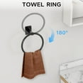 thumbnail image 4 of 10 Pieces Bathroom Accessories Set, Bathroom Hardware Set, 24 inch Towel Bar, Towel Racks for Bathroom, Robe Towel Hooks, Toilet Paper Holder Wall Mounted, Matte Black, 4 of 14