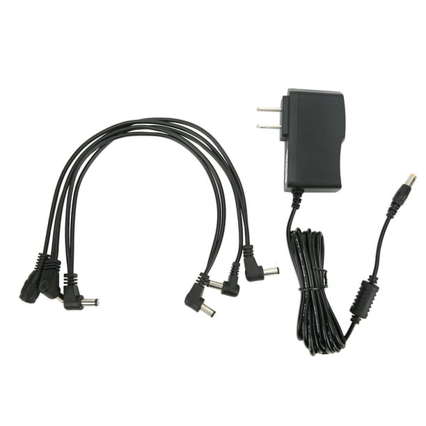 Una fuente de alimentación, adaptador de corriente, enchufe de conmutación de plástico de 9 V, adaptador de corriente V meticulosamente diseñado