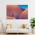 thumbnail image 4 of Canyon De Chelly Twilight 1988 by R.C. Gorman Room Aesthetic Poster Print Art Wall Painting Canvas Posters Gifts Modern Bedroom Decor 12x18inch(30x45cm), 4 of 6