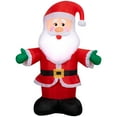 thumbnail image 1 of Christmas Airblown Holiday Light Santa 34.2519 in x 19.685 in x 48.0314 in x 1.8743 lb, 1 of 6