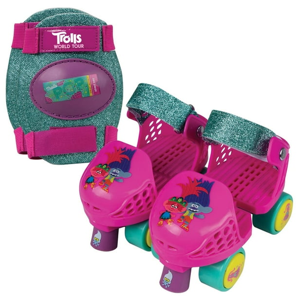 PlayWheels Kids Roller skate Junior Size 612 with Knee Pads Walmart