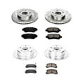 thumbnail image 3 of PowerStop Front and Rear Z23 Evolution Sport Carbon-Fiber Ceramic Brake Pad and Drilled & Slotted Rotor Kit Fits: TOYOTA Select Models K2714, 3 of 10
