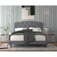 thumbnail image 2 of Malachi Tufted Upholstered Platform Bed Black - Queen, 2 of 5