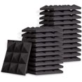 thumbnail image 3 of FStop Labs Foam Panels - Pyramid Studio Tiles - 2"x12"x12" (24 Pack, Black) – Great for Independence Day Decor or July 4th Decorations, 3 of 5