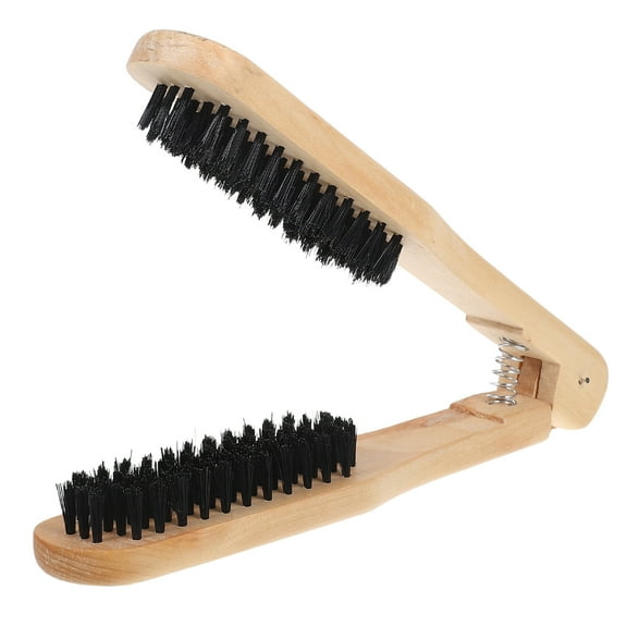 Topbathy Wood Hair Brush for Straightening and Styling Beige Anti Static for Blowdrying Promotes Smooth Natural Hair