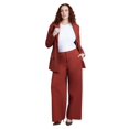 thumbnail image 3 of ELOQUII Women's Plus Size The Ultimate Stretch Wide-Leg Work Pant, 3 of 3