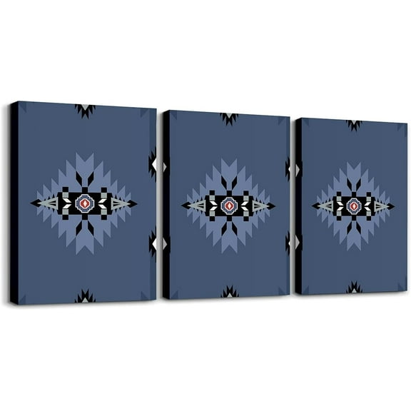 Hieng Pink Western Wall Paintings Southwestern Aztec Canvas Wall Hieng for Living Room Bedroom Boys Girls Exotic Ethnic American Native Posters Pictures Bathroom Wall Decor Boho Hiengwork