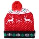 thumbnail image 1 of Gorro de punto con luces navideñas elegante y luminoso para niños adultos, decoración navideña, tipo 4, 1 of 15