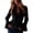 Womens blouses Z05 Black, variant on Women's Vintage Ruffle Lace Trim Blouse Elegant Button Down Long Sleeve Collared Shirts Dressy Casual Work Tops Black L