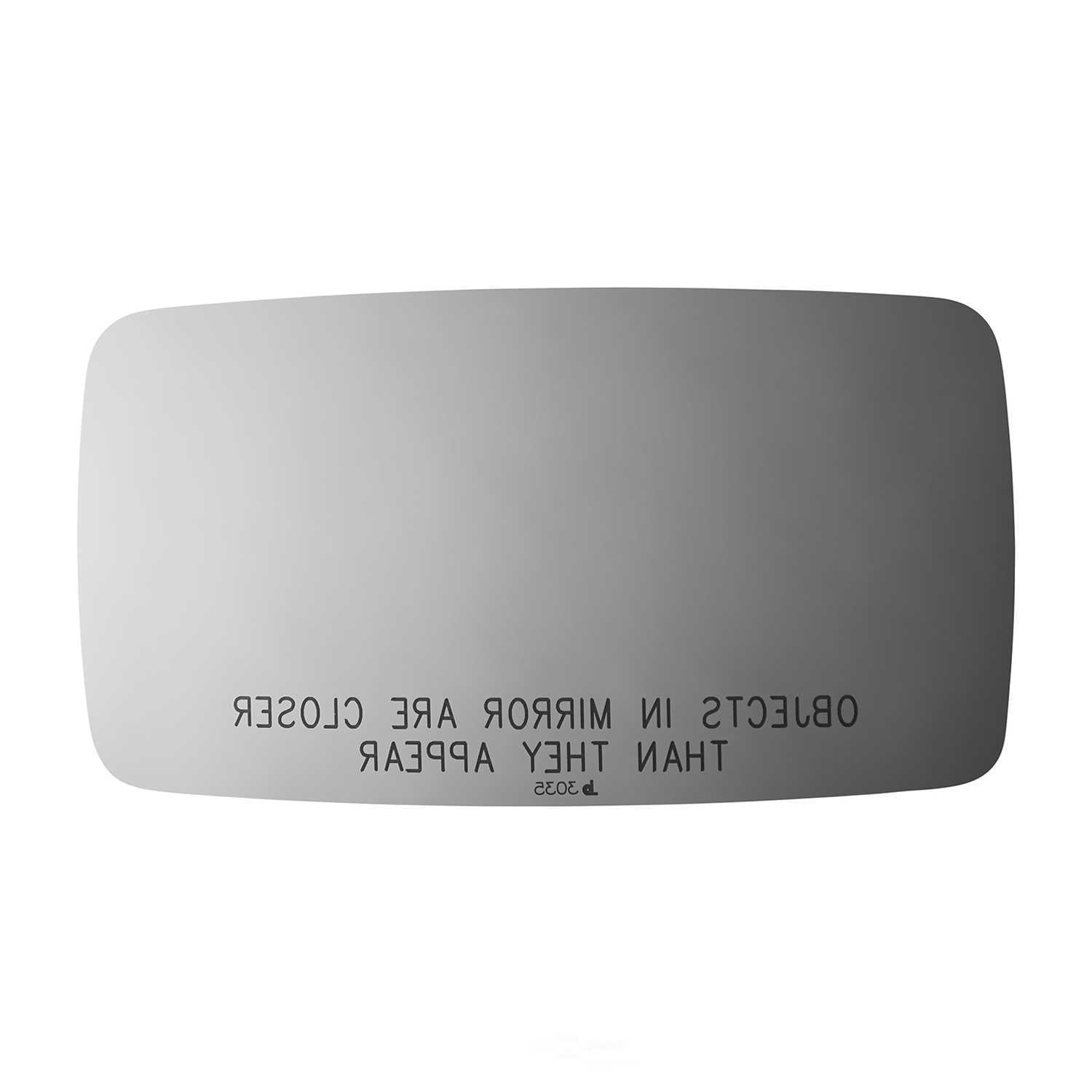 Burco Side View Mirror Replacement Glass - Clear Glass - 3035