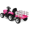 thumbnail image 3 of Patiojoy Kids Ride on Tractor with Trailer Battery Powered Large Capacity with Remote Control, 3 of 7