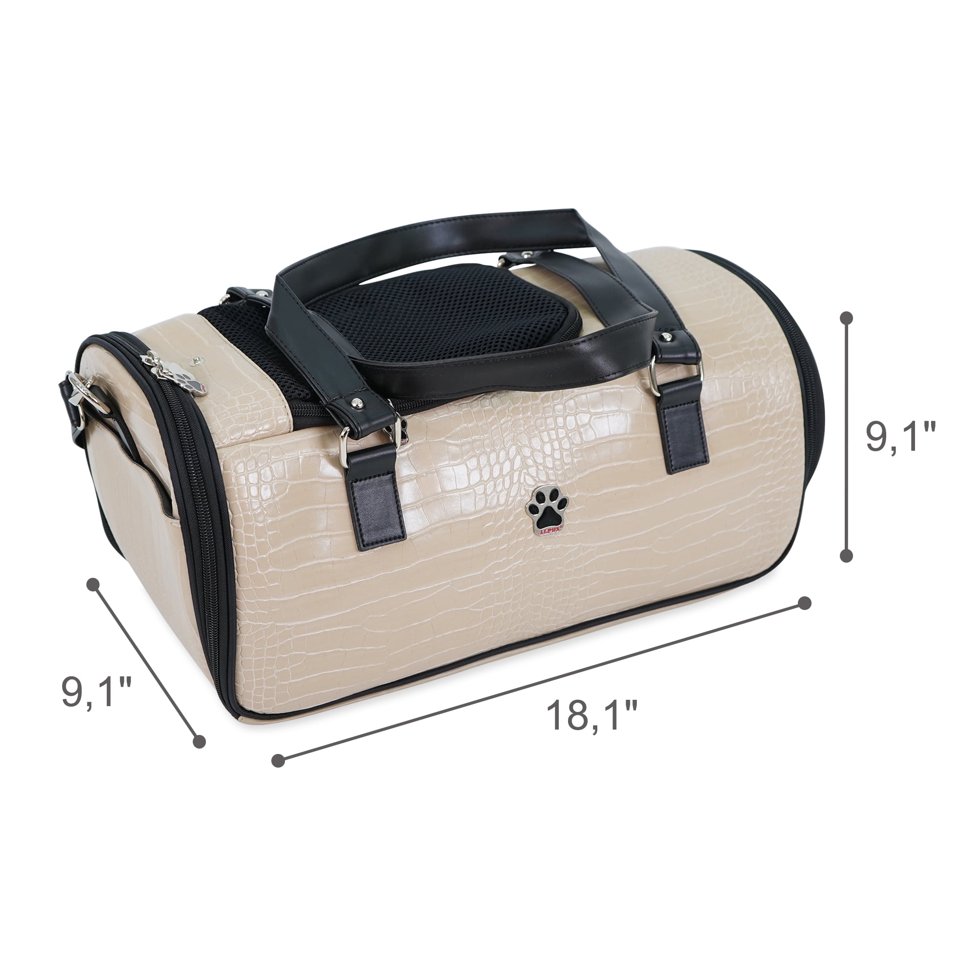 Eco Friendly Leather Pet Carrier Bag – Modern Pets