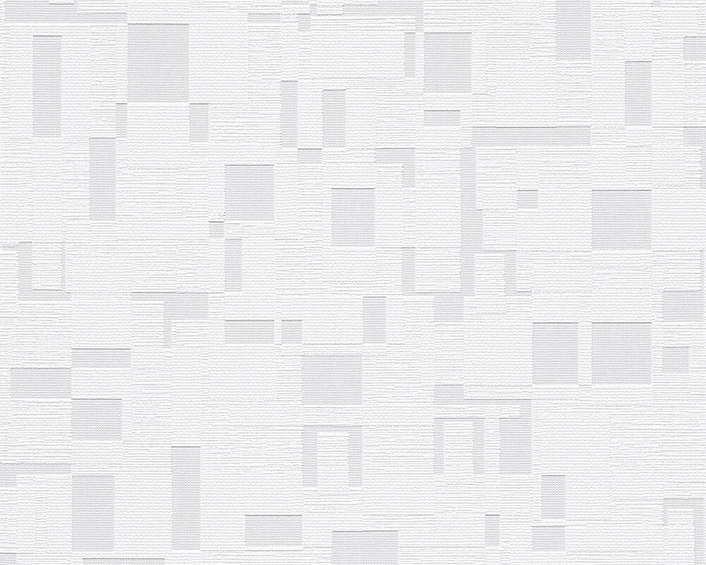 Ok6, Textile Papier Peint Blanc Naturel Frais pour Jardin