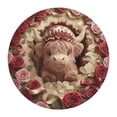 thumbnail image 1 of zhangmingg Valentine's Day Themed Cow Soft Area Rug Cozy Floor Mat for Home, 1 of 8