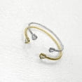thumbnail image 2 of Blue Box Boutique Inc Gold Cubic Zirconia Heart Beaded Wire Bracelet for Women, Teens, 2 of 3