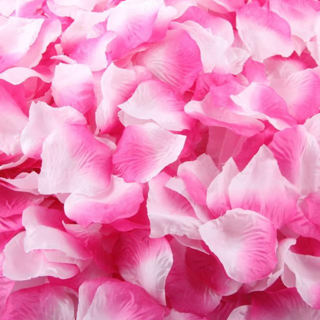 200pcs Chic Silk Rose Flower Petals Leaves Wedding Party Decorations Pretty HK 