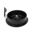 thumbnail image 2 of 5 PCS Black Plastic Computer Desk Cord Grommet Cable Hole Cover 50mm, 2 of 2